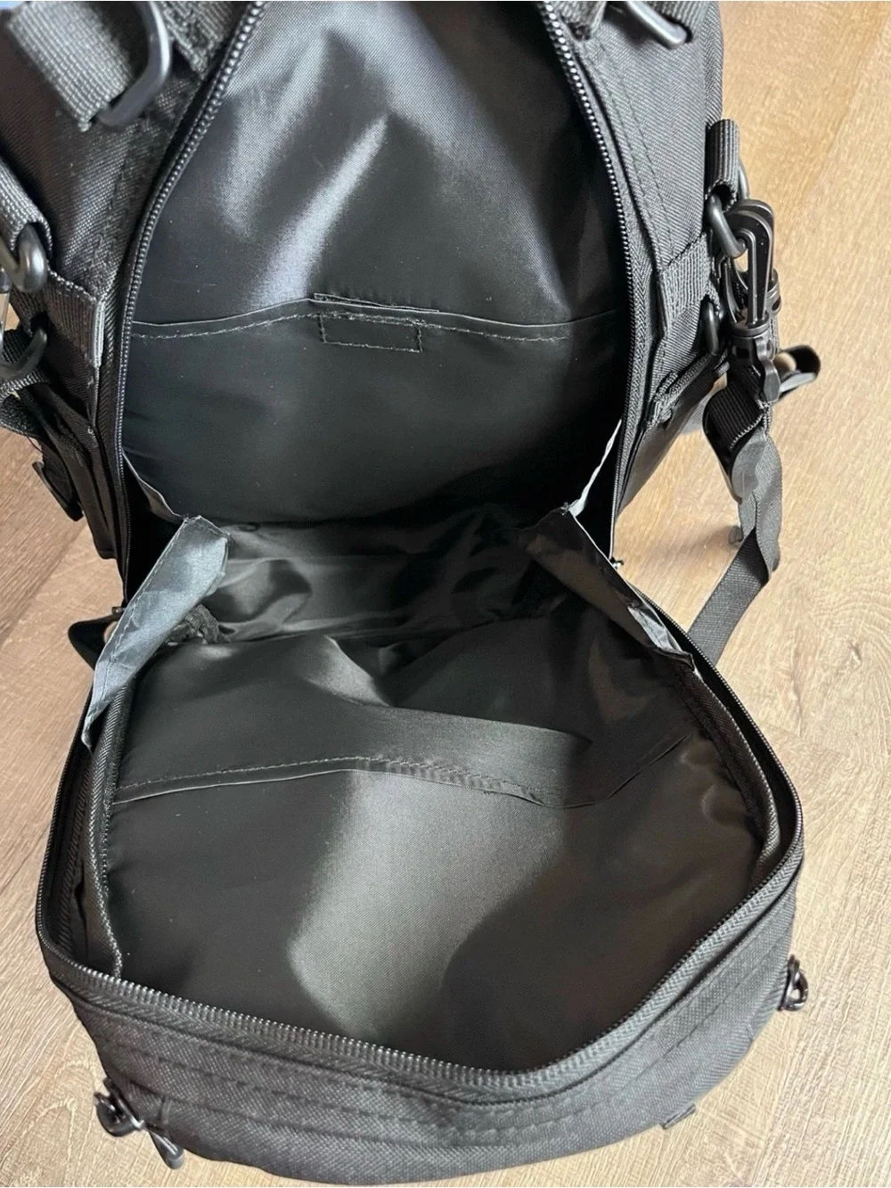 Black Tactical Fishing Sling Bag